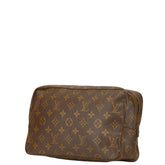 ルイ ヴィトン モノグラム トゥルーストワレット 28 セカンドバッグ クラッチバッグ M47522 ブラウン PVC レディース LOUIS VUITTON 【中古】